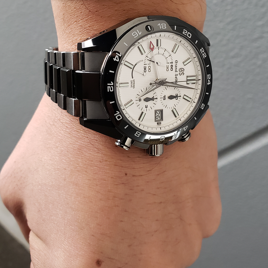 グランドセイコー Grand Seiko SBGC221 ホワイト メンズ 腕時計