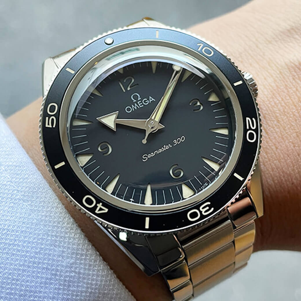 オメガ OMEGA シーマスター 300 41MM 234.30.41.21.01.001 ハラダ ...