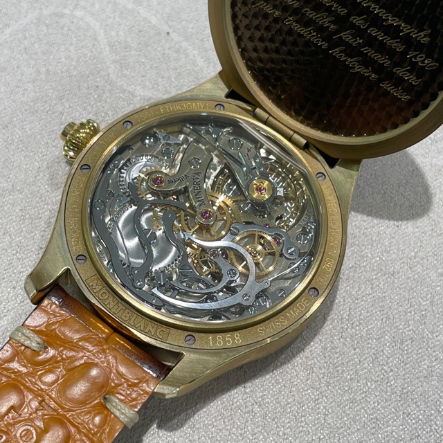 モンブラン 1858 モノプッシャー クロノグラフ オリジンズ